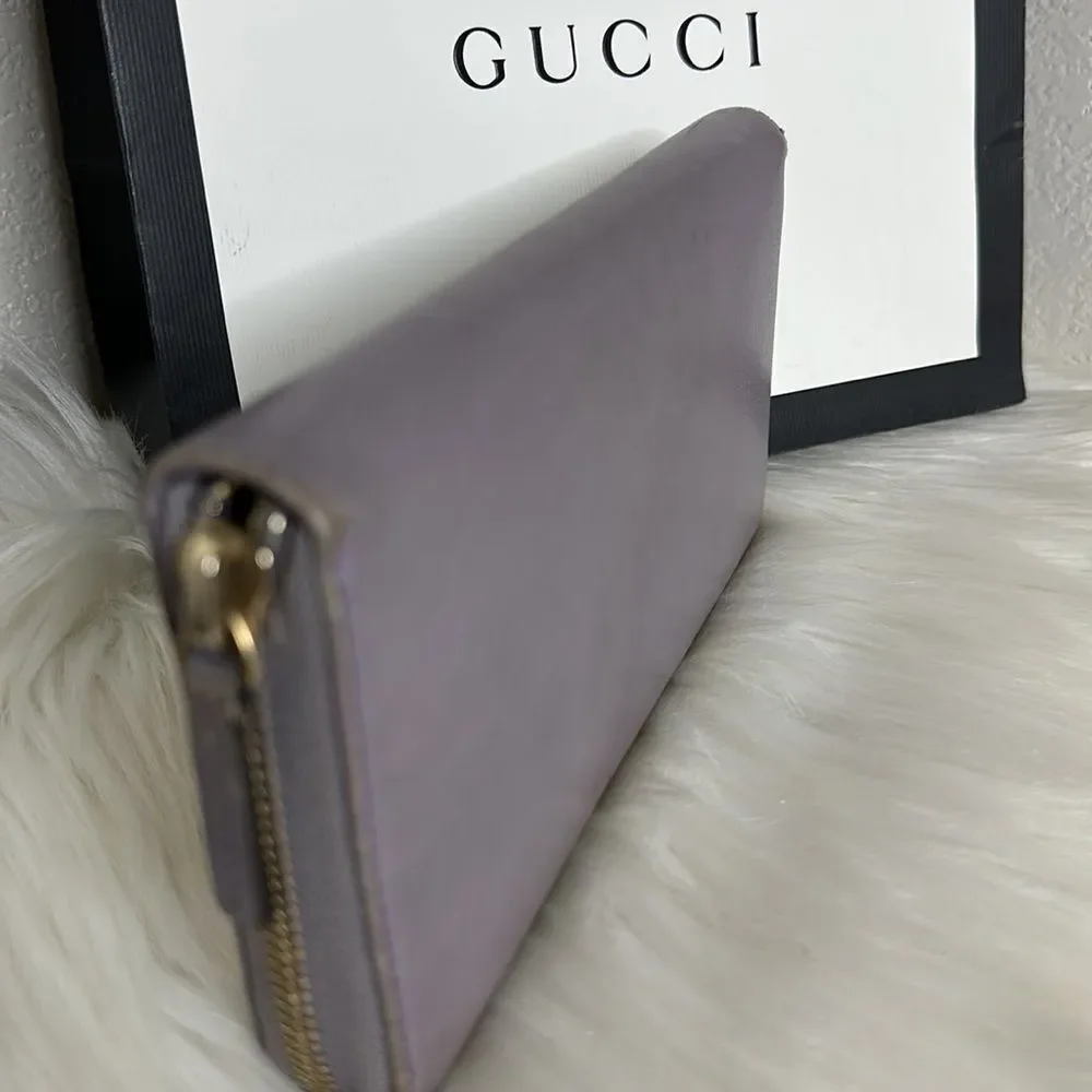 💯Authentic Gucci Zipped Around Long Wallet🍀
